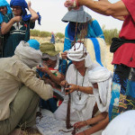 At the end of our time with the Bedouin, they produce necklaces made by their family.